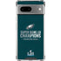 NFL Philadelphia Eagles Super Bowl LII Champions Google Pixel 7a Clear Case